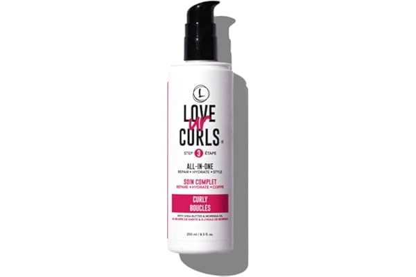 Love Ur Curls - All in One Curl Cream Styler, Curling Cream for Curly Hair, Repair, Define, Hydrate & Style, Anti Frizz with