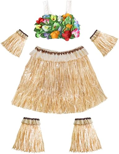 hawaiian skirt and top