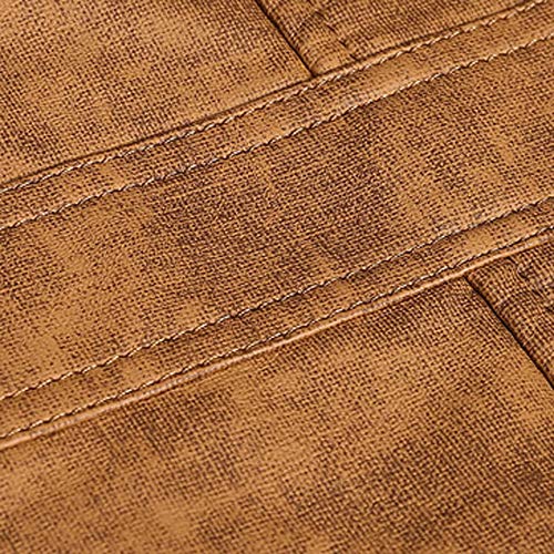 Men's Plus Cotton Warm Fur Collar Casual Button Military Cargo Jacket Outwear Parka Winter Quilted Coat - Thumbnail 6