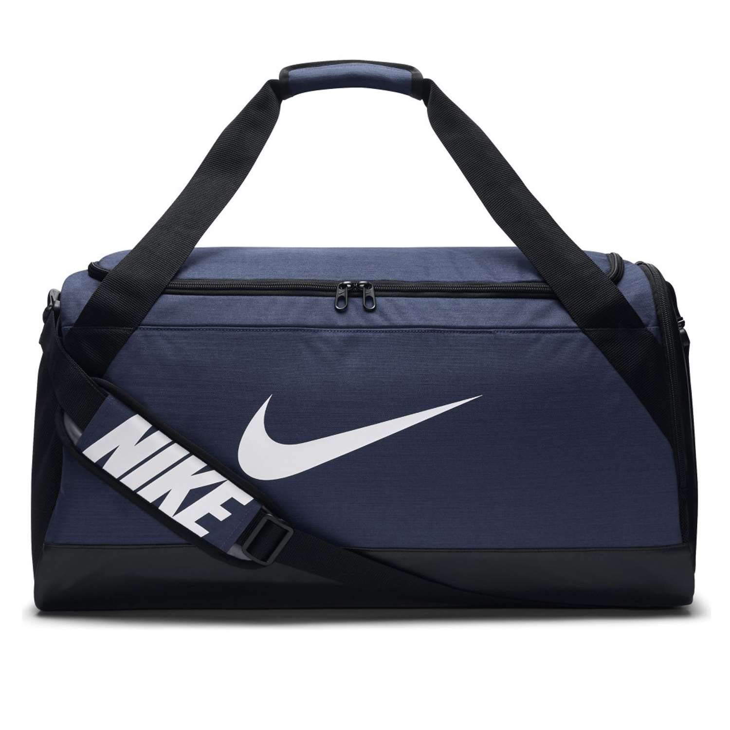 Nike Men Brasilia Duffel Bag - Midnight Navy/Black/White, 71 x 28 x 33 cm/Size 62/Large