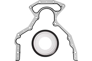 Auttoop Rear Main Bearing Oil Seal Gasket Crankshaft Set BS 40640 Compatible with GM LS LS1 2 3 6 LQ9 LQ4 4.8L 5.3L 5.7L 6.0L