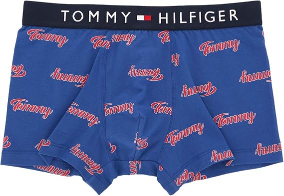 Amazon トミーヒルフィガー コットン トランク ボクサーパンツ Tommy Hilfiger Fashon Underwear Cotton Trunk Tommy 男性 下着 メンズ 父の日 ブルー M Euサイズ ボクサー 通販