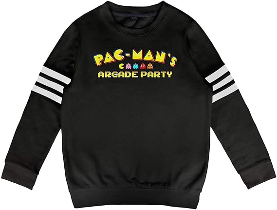white pac man hoodie