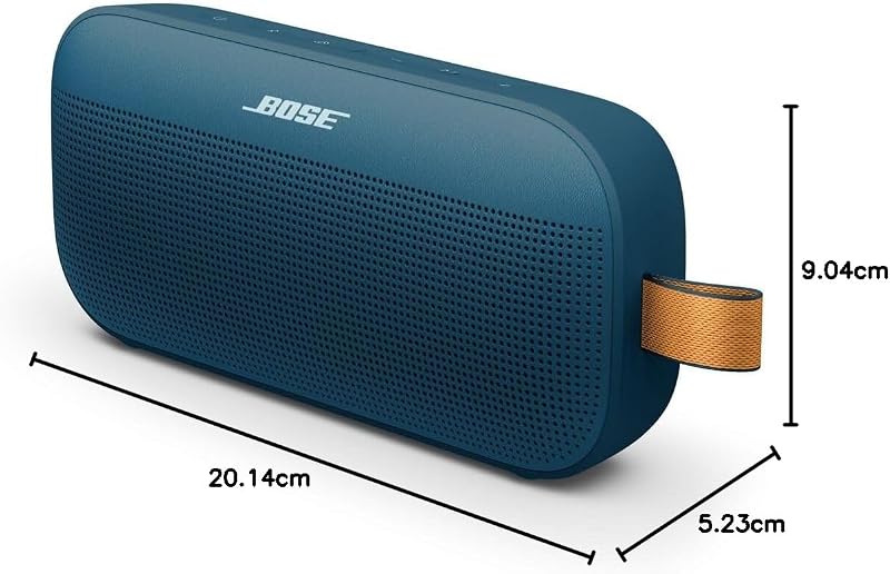 SoundLink Flex (2.ª Gen.), Altavoz portátil inalámbrico con Bluetooth pequeño y Potente para Fiestas al Aire Libre, hasta 12h de autonomía, Resistente al Agua IP67 y al Polvo, Azul crepúsculo
