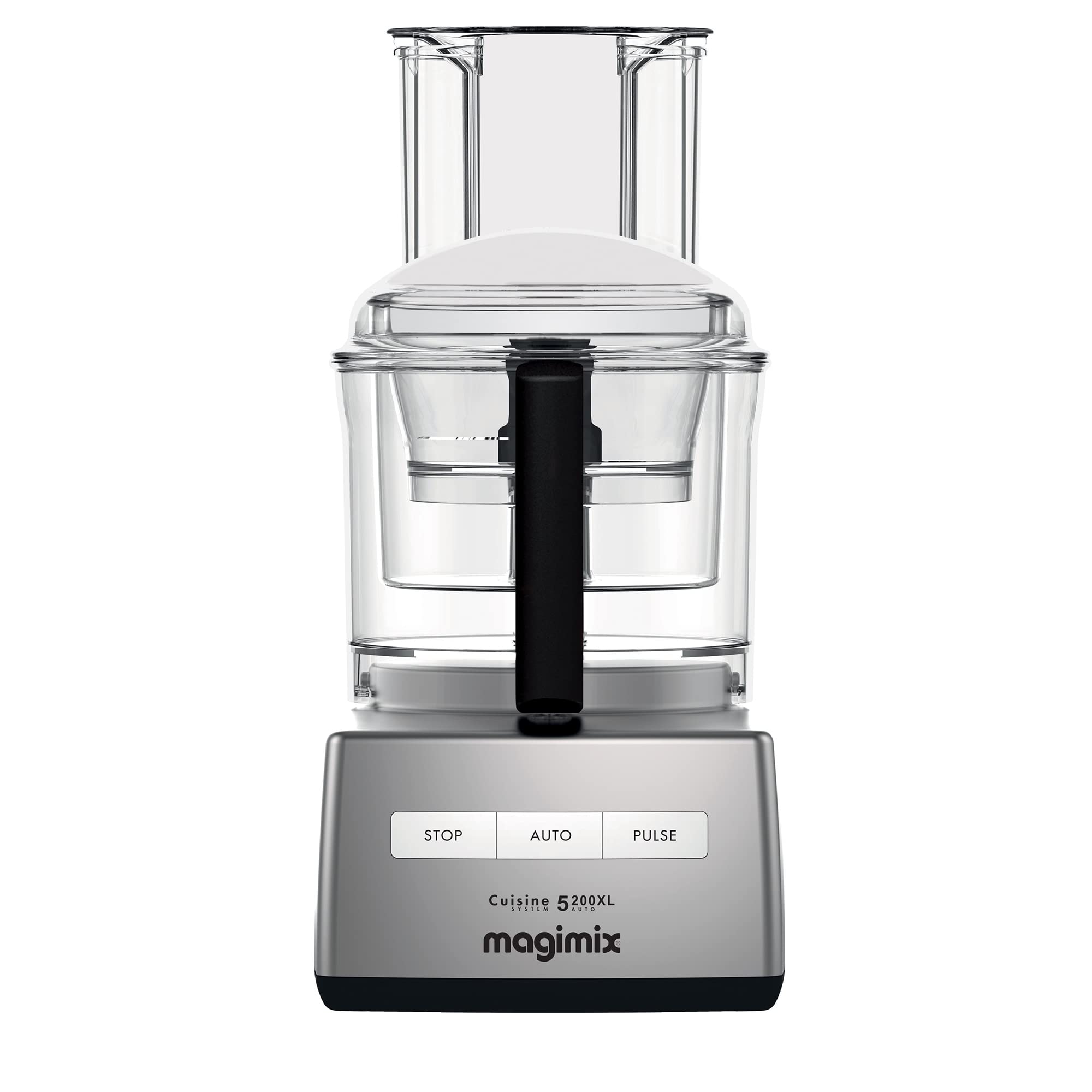Magimix 5200XL Food Processor - Multifunctional 7 in 1 Food Preparation, 3.6L BPA-Free Bowl, Professional Quality Ultra-Sharp Blades, Quiet Energy Efficient 1100W Motor With 30 Year Guarantee - Satin
