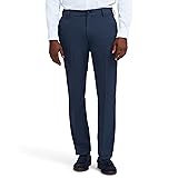 IZOD Men's Non-Iron Stretch Straight Fit Flat Front