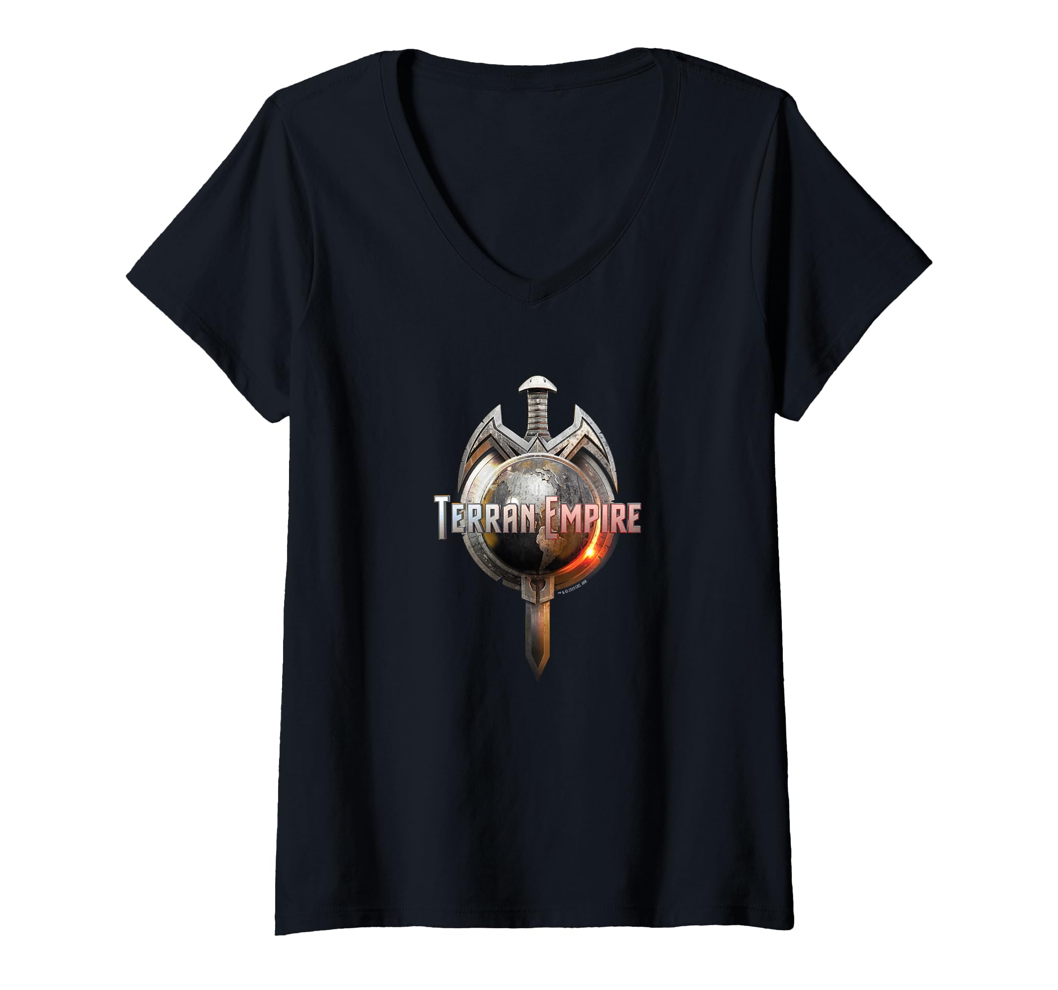 Womens Star Trek: The Next Generation Mirror Universe Terran Empire V-Neck T-Shirt