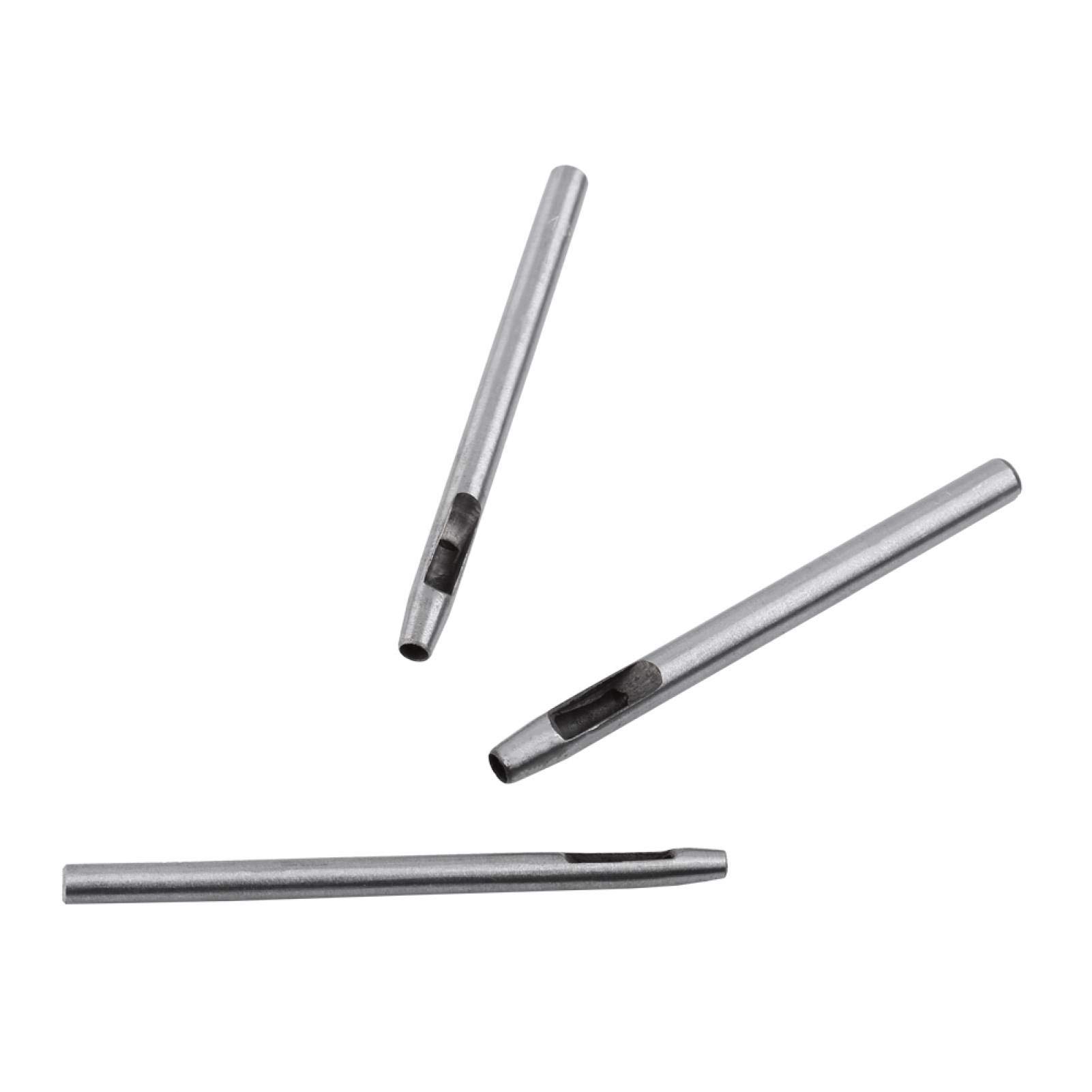 10pcs Leather Hole Punch Cutter Tool Round Hollow Hole Punch Set Leather Craft Punch Working Tool for Watch Bands Belts Canvas Paper Plastics