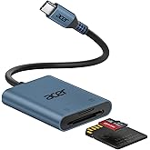 Acer USB C SD Card Reader, Micro SD Card Adapter (Durable Nylon, No Block), High-Speed Type C Camera Memory Card Reader Compa