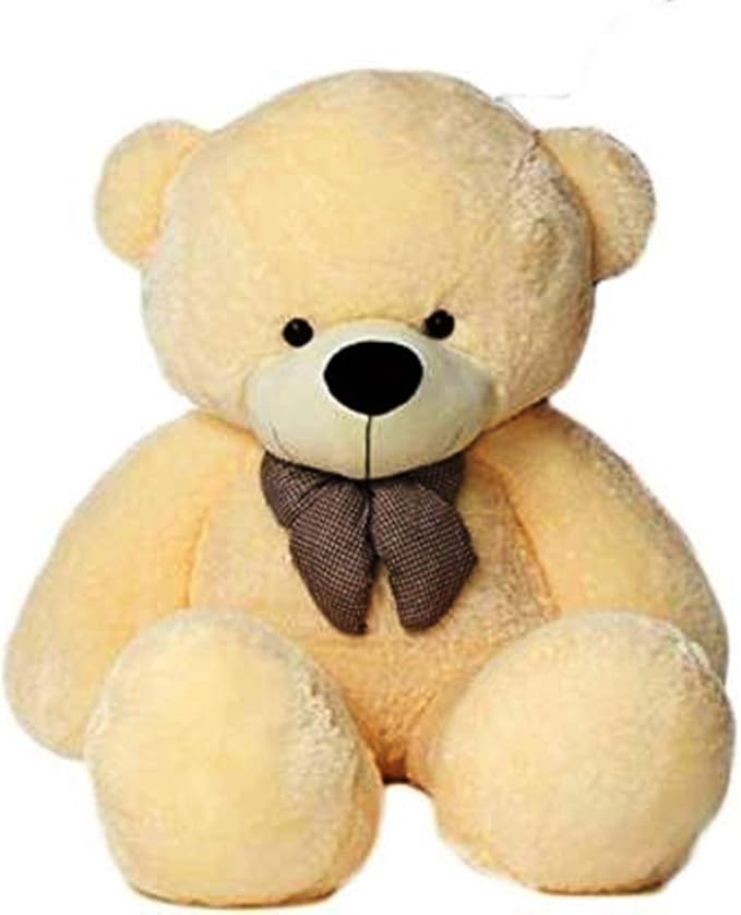 5 Feet Teddy Bear Jumbo (Cream Teddy Bear) Amazon.in Home & Kitchen
