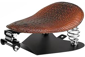 Motorcycle Solo Seat Springs Bracket Base Pan Baseplate Mounting Kit Compatible with Harley Yamaha Kawasaki Suzuki Sportster 