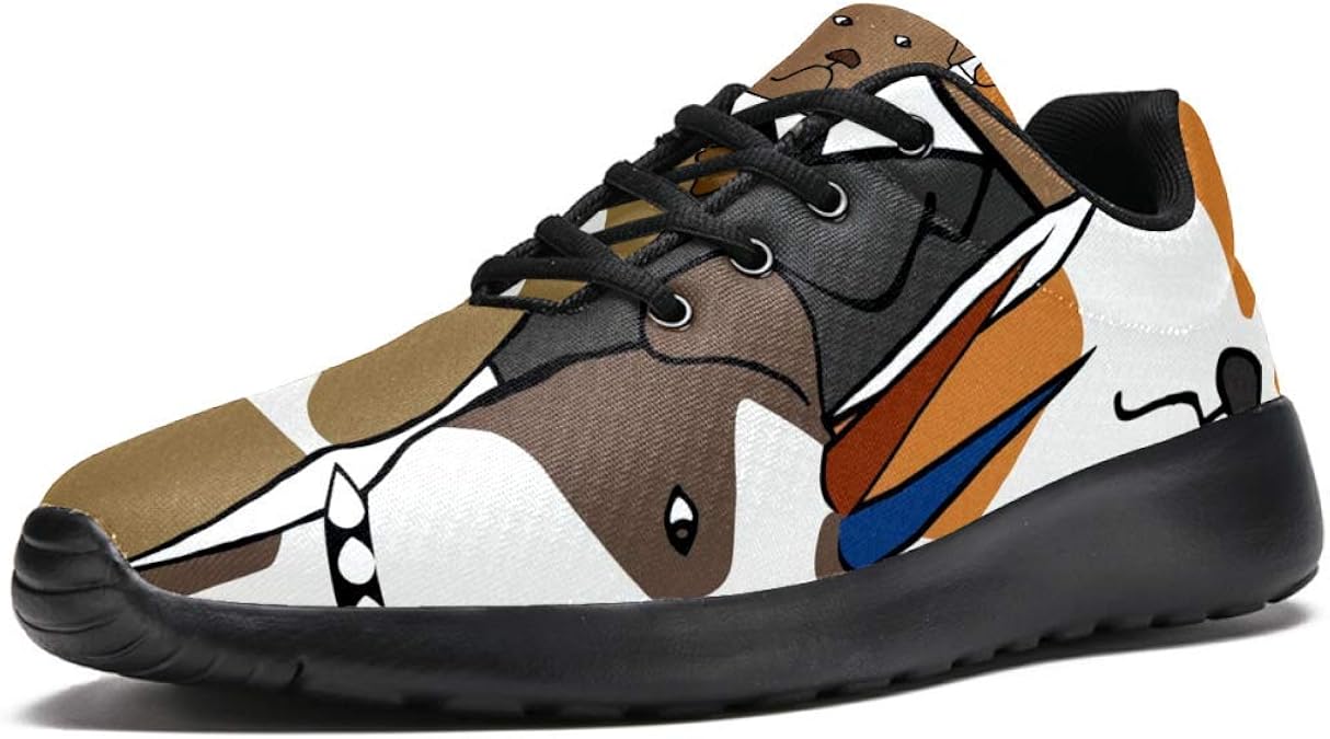 LORVIES English Bulldog Men’s Running Shoes
