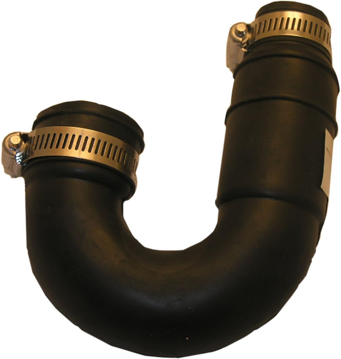 LASCO 256861 Flexible Rubber J Bend with Clamps for Installation with