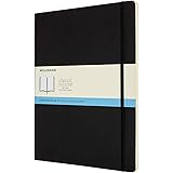 Moleskine Classic Notebook, Soft Cover, XXL (8.5" x 11") Dotted, Black, 192 Pages