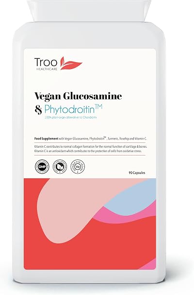 Troo Health Care Vegan Glucosamine Phytodroitin Complex 90 Capsules