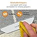 Rug Gripper Pads - Anti Curling Non Slip Carpet Anchors (8 pcs) - Super Sticky Reusable Rug Holders - Perfect for Wood Tile Laminate Floor - Flatten Corners and Stop Slipping
