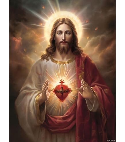 Diamond Painting Kit „Light Of Life“ – 5D Runde Diamanten, 12x16 Zoll