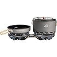 Jetboil Genesis Basecamp Backpacking and Camping Stove Cooking System with Camping Cookware