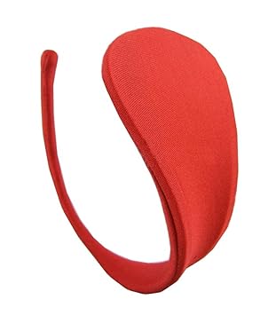 Damen Bademode Micro C-String Unifarben Rot Mini Bikini Dessous Slip Größe S/M/L/XL