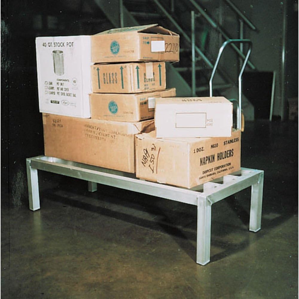 Dunnage Rack, 1500 lb., Aluminum, 60W x 20D
