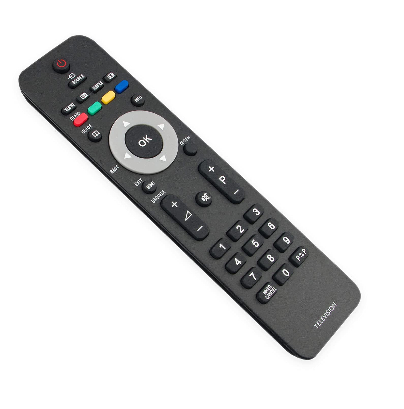 AULCMEET Replaced Remote Compatible with LED 4K TV 47PFL5603D/27 26PFL3403D/10 26PFL5403D/10 42PFL3403D 190TW9FB00 19PFL3403D/10 19PFL5403D/10 19PFL5403S/60 20PFL3403D/10 220TW9FB00