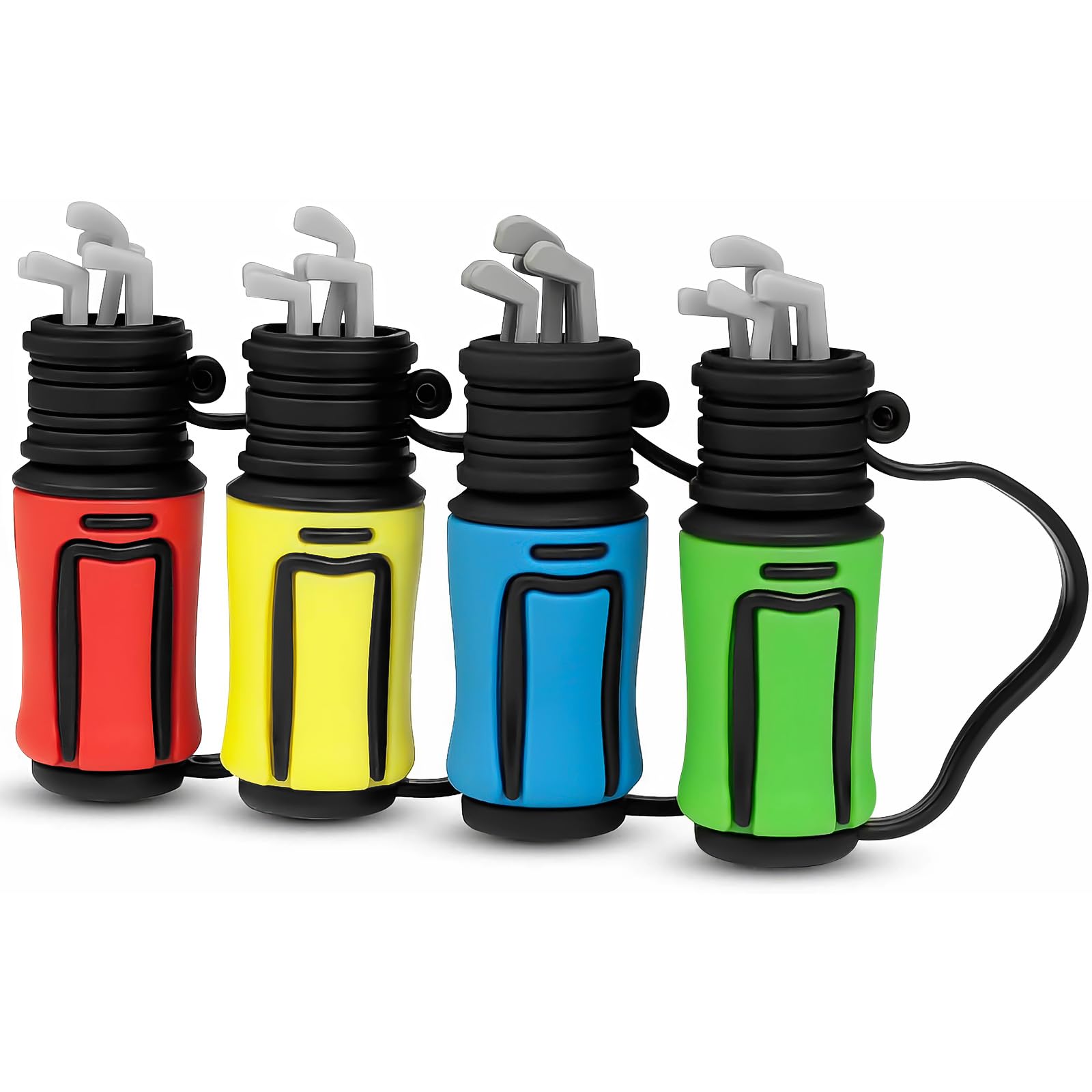 32GB USB Flash Drive 4 Pack Cute Golf Clubs-Shaped Memory Stick USB Data Storage Pendrive