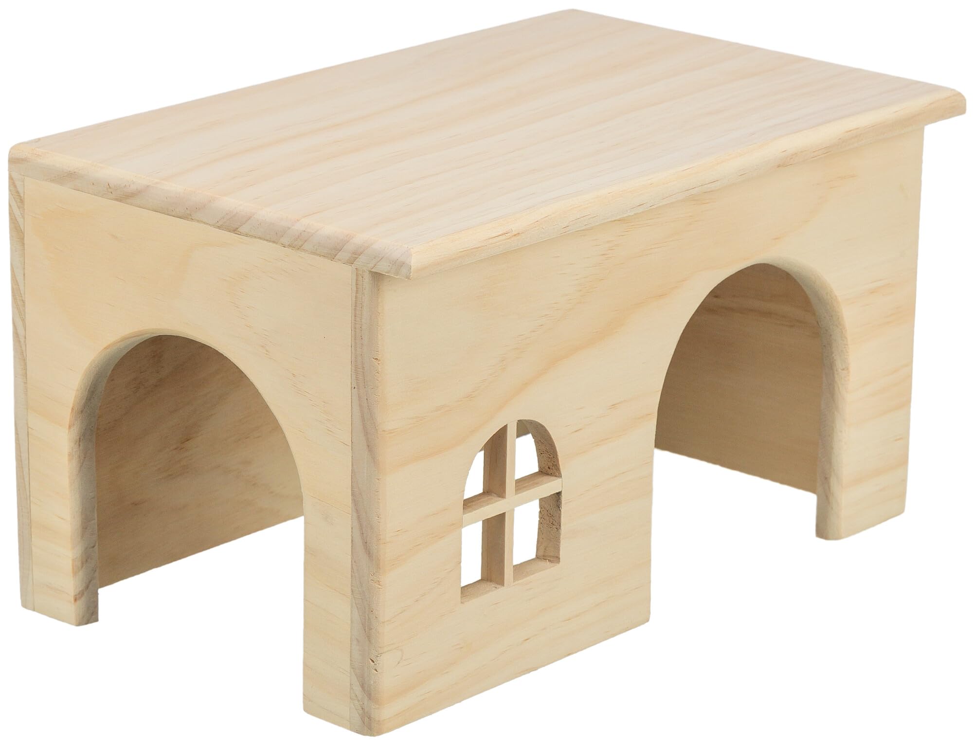 Trixie Wooden House for Guinea Pigs, 28 x 16 x 18 cm,Beige