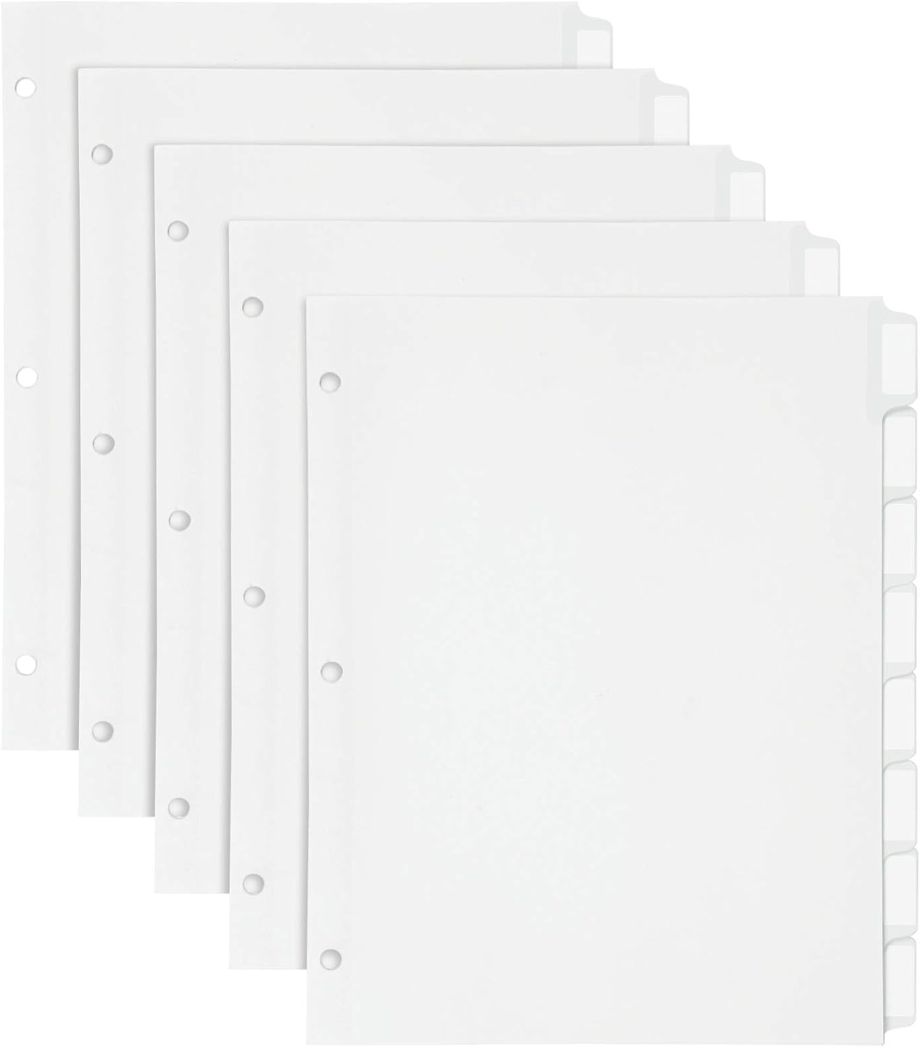 Oxford Customizable Binder Dividers, 8Tab, SelfStick Printable Tab