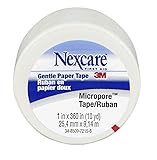 Tape Paper Micropore Nexcare Size: 1"X10YD, 1 Each
