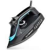 PurSteam SteamBurst+ Steam Iron, Ceramic Soleplate, Self-Clean, Anti Drip | 1750W | Ceramic Soleplate | Adjustable Steam | Self-Clean | Anti-Calc | Anti-Drip | Powerful Steam for All Fabrics