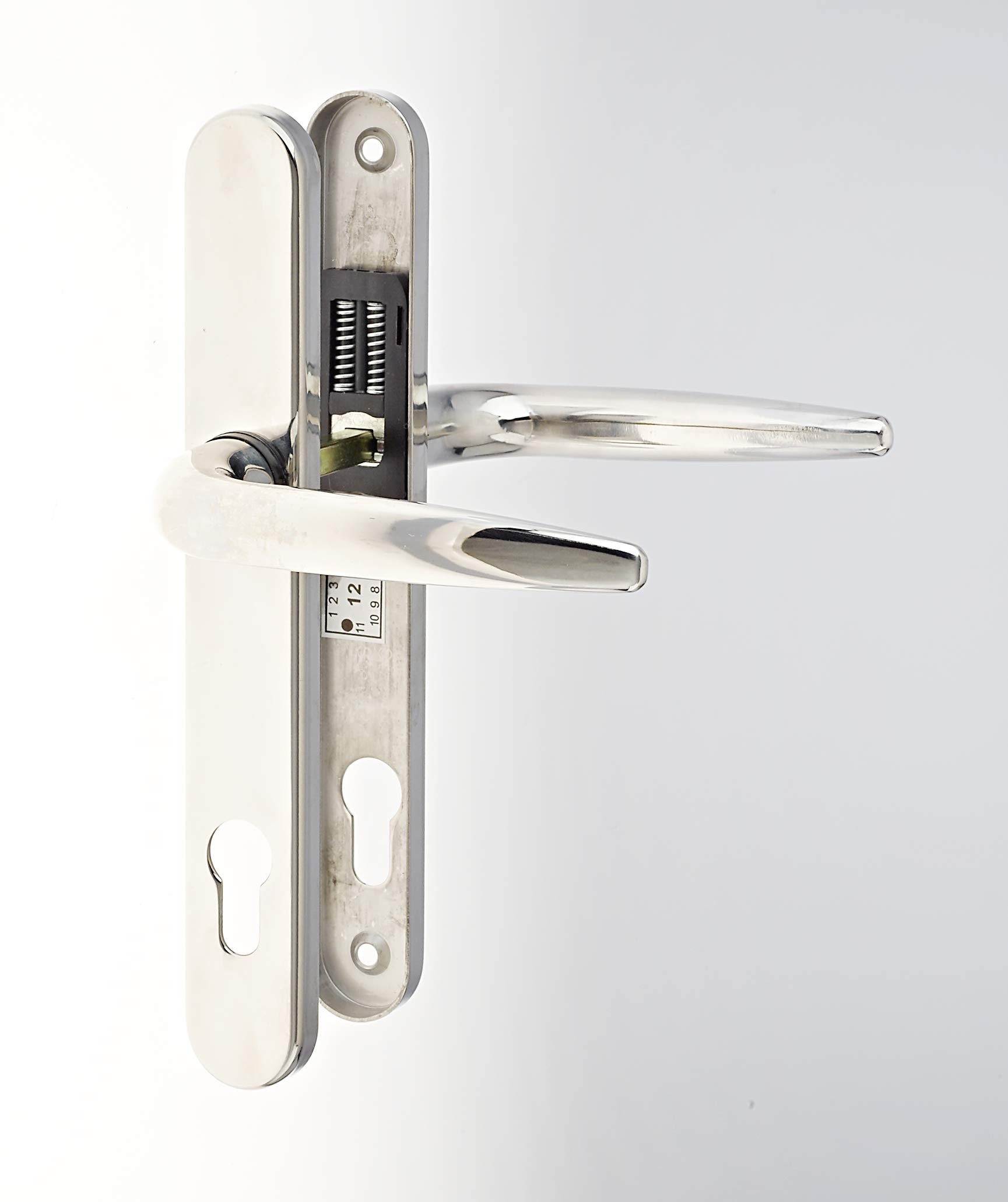 Yale Essentials Long Backplate Door Handle - Chrome — image 1