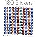 Religious Christmas Candy Favor Stickers - Christian Faith - 180 Labels