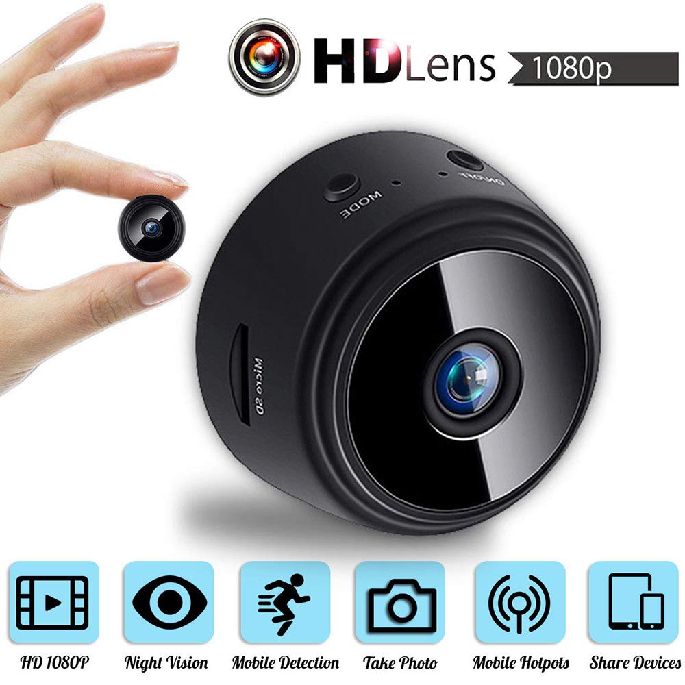 Aubess Mini Camera Wireless WiFi Hidden Spy Cam,HD Amazon.co.uk