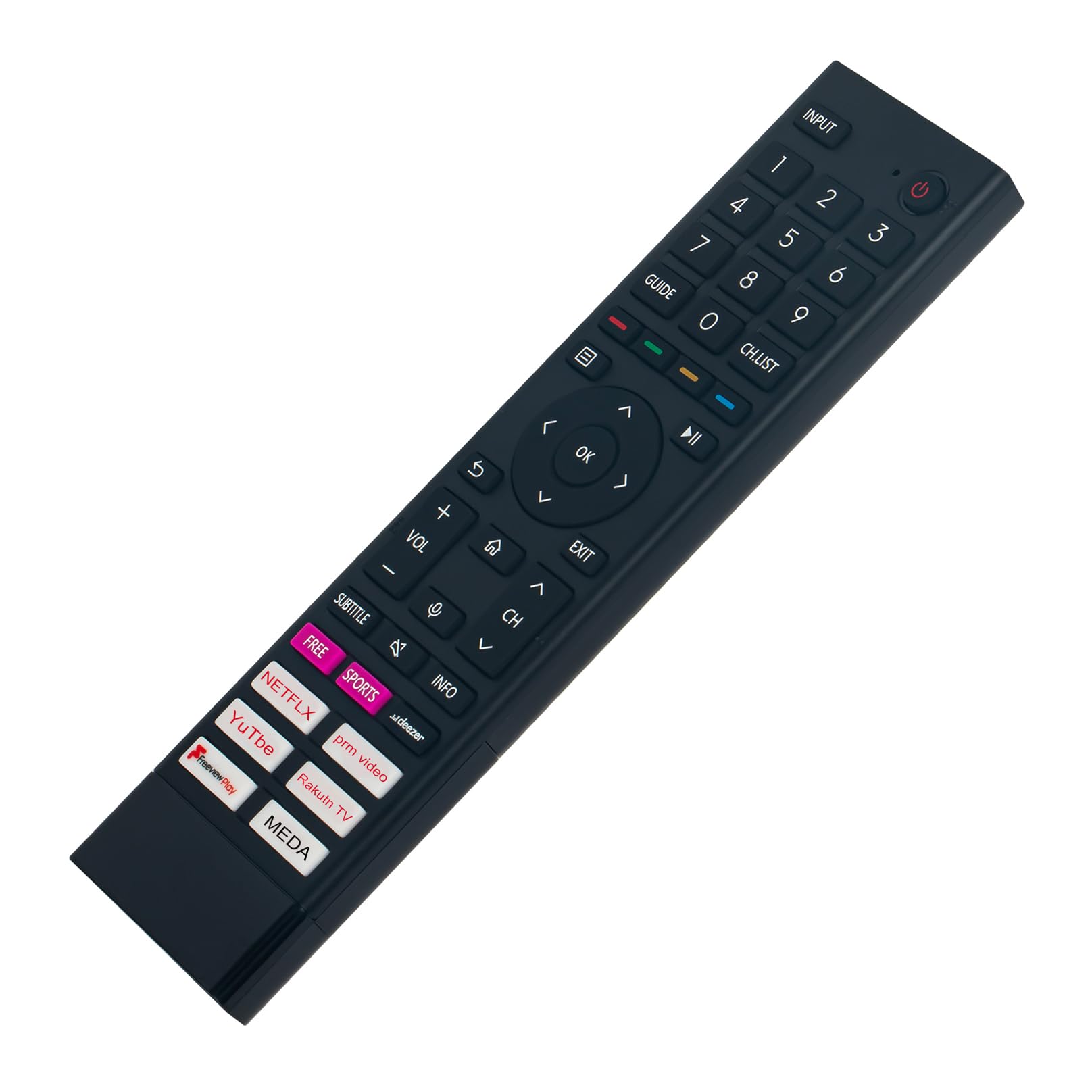ERF3A80(0012) Voice Replaced Remote Control -VINABTY-fit for Hisense TV ERF3A80 remote control T304493 HT304493 55A6G 55A6BGTUK 43A6G 75A6G 58A6BGTUK 43A63HTUK 43A7GQTUK 70E78HQ