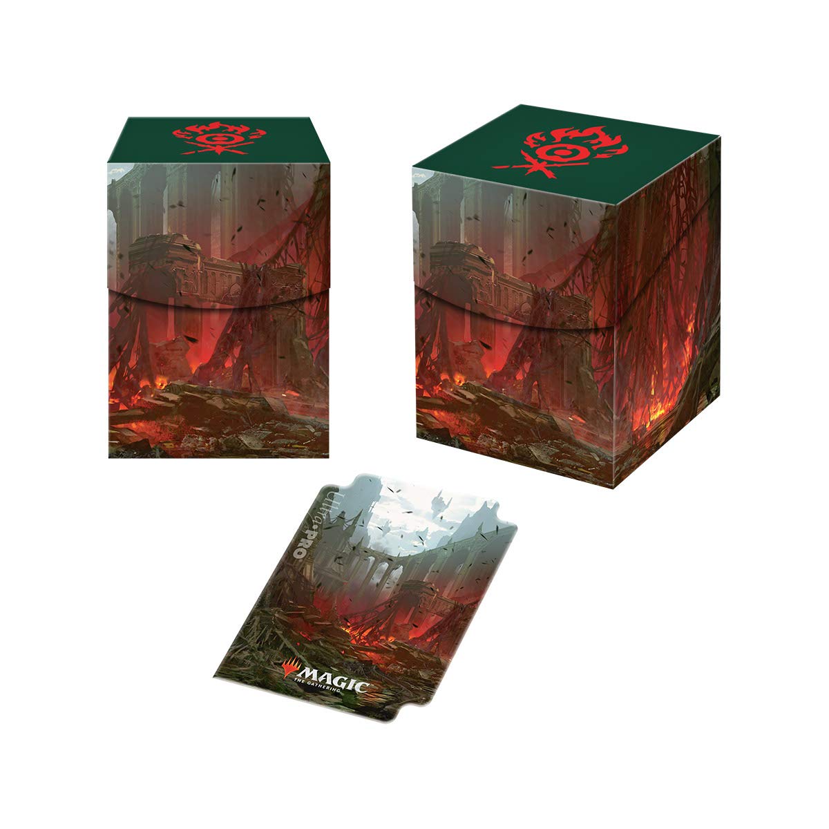 Ultra Pro Guilds of Ravnica - Gruul Clans PRO 100+ Deck Box for Magic