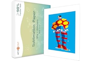 HTVRONT Sublimation Paper 8.5 x 11 Inch - 200 Sheets Transfer Paper for Inkjet Printer, Heat Transfer Paper for Tumblers, Mugs, T-shirts and More