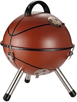 Yi Home Bbq Outdoor Round Barbecue Mini Tragbarer Holzkohlegrill Werkzeug Haus Garten Mit Abdeckung Gross 5 8 Personen 31 42 Cm Basketball Amazon De Kuche Haushalt