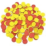 SEETOOOGAMES 1 inch Two-Color Counters, Red/Yellow, Educational Counting, Sorting, Patterning, Grouping & Math Bingo Chips ,