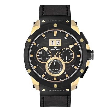 Mont Neo Chronograph Black Dial Mens Watch - 5201C-L2404