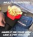 MAAD™ 'Fries on The Fly' Universal Car French Fry Holder for Cup Holder - Perfect White Elephant Gift Idea, Stocking Stuffer