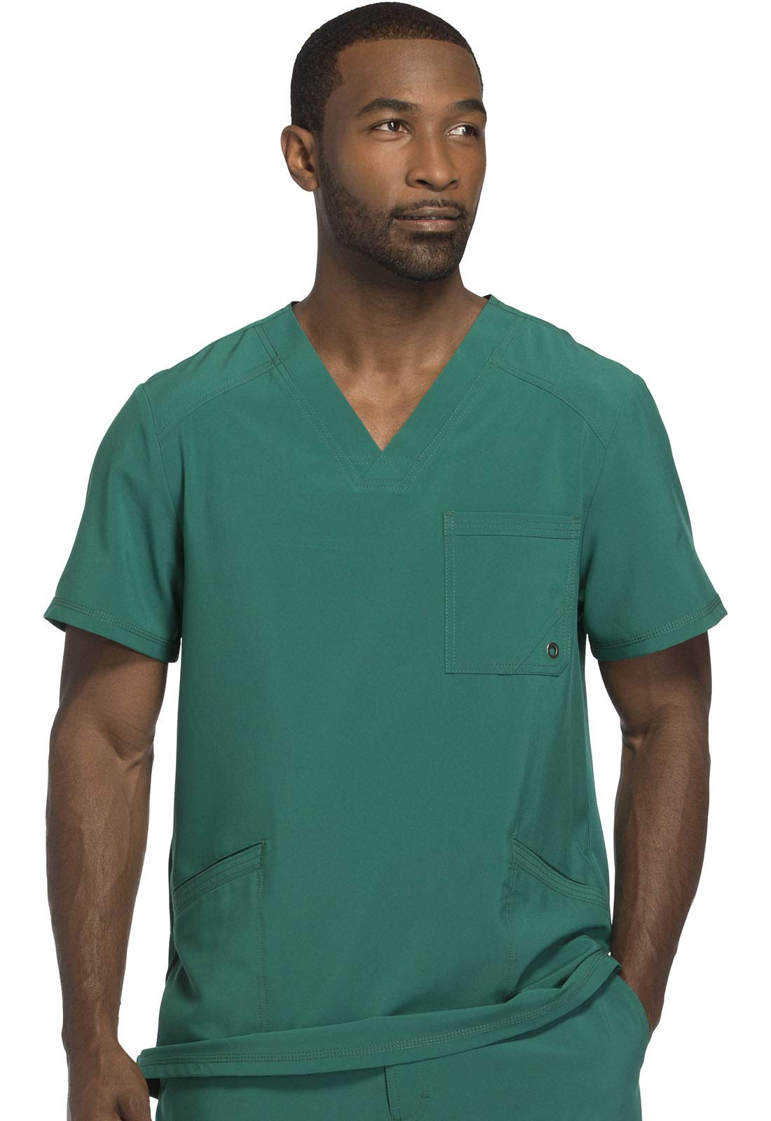 Infinity Cherokee V- Neck Men's Scrub Top with Rib