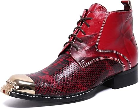 snakeskin boots size 12