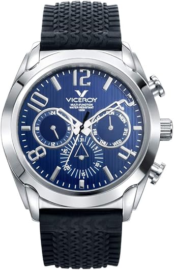 Viceroy Caballero. Multifunción. Acero. Esfera Azul: Amazon ...