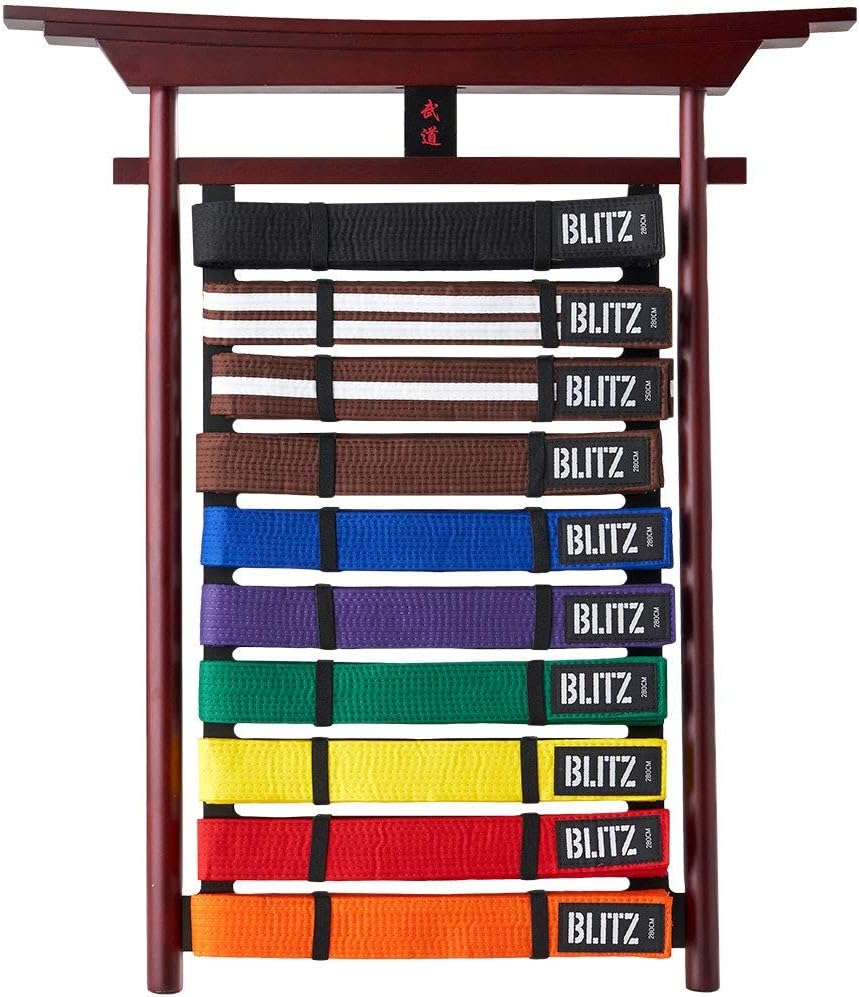 Blitz Budo Belt Display, Multi Coloured