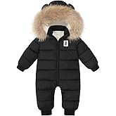 Fumdonnie Baby Girl Winter Snowsuit Newborn Boy Warm Coat Toddler Snow Suit Infant Clothes
