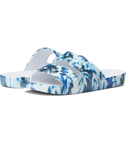 Amazon.com | Freedom Moses Women's Moses Two Band Slides Zeppelin
