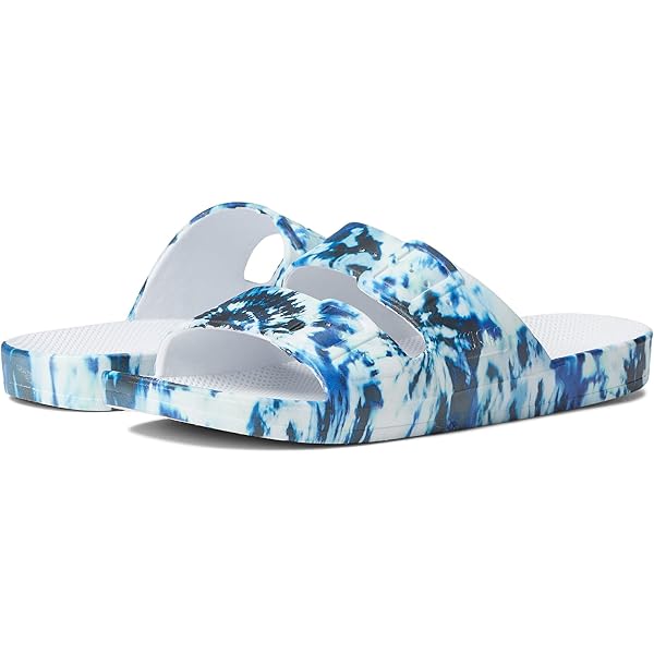 Amazon.com | Freedom Moses Women's Moses Two Band Slides Zeppelin