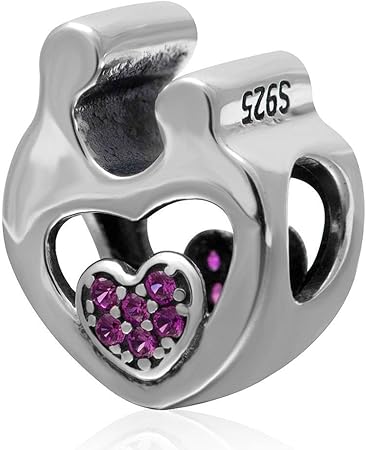 Pandora Madre E Figlia Mamma Bambino Amore 925 Argento Bead Bracciale In Stile Europeo Amazon It Casa E Cucina
