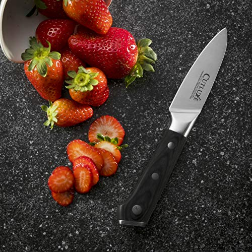 3 Cutluxe+Paring+Knife+Stainless+Ergonomic