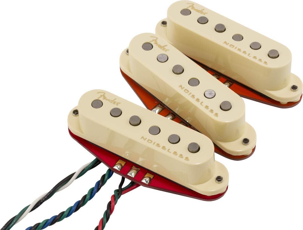 Fender Ultra Noiseless™ Hot Stratocaster® Pickup Set, Aged White